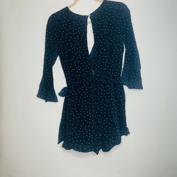 Charlie Holiday Harry Playsuit Black Speckle Romper - Picture 4 of 5